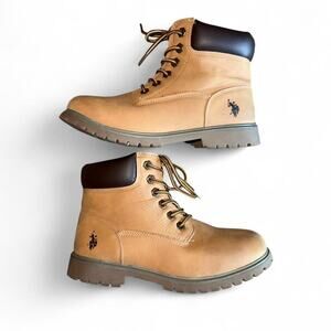 polo vtg 90s y2k timberland leather work boots streetwear